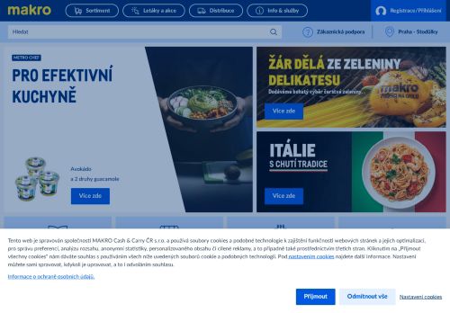 MAKRO Cash & Carry ČR s.r.o. nabízí práci na pozici Skladníci, obsluha manipulačních vozíků v obci Plzeň