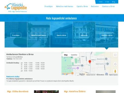 Logopedie - MUDr. Kamila Finkesová