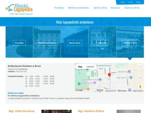 Logopedie - MUDr. Kamila Finkesová