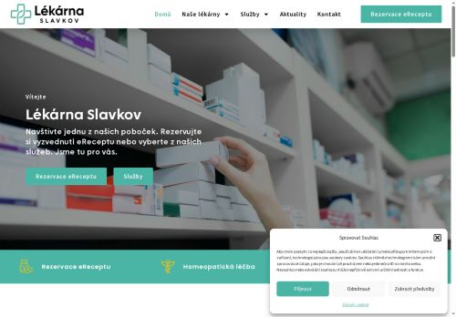 Zobrazit webové stránky Lékárna Slavkov