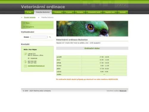 Veterinární ordinace - MVDr. Petr Májek