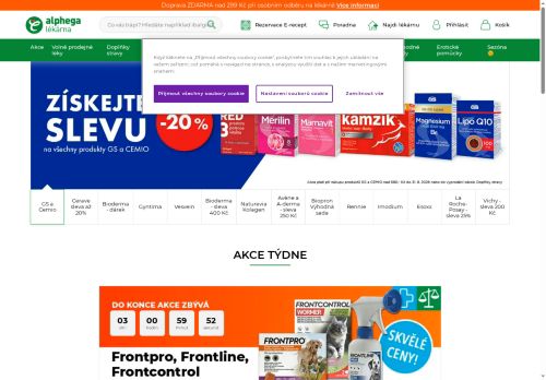 Zobrazit webové stránky Zámecká lékárna Slavkov