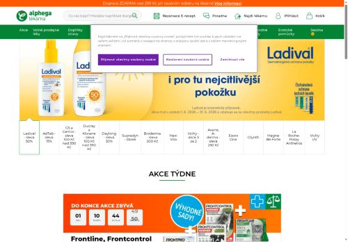 Zobrazit webové stránky Zámecká lékárna Slavkov