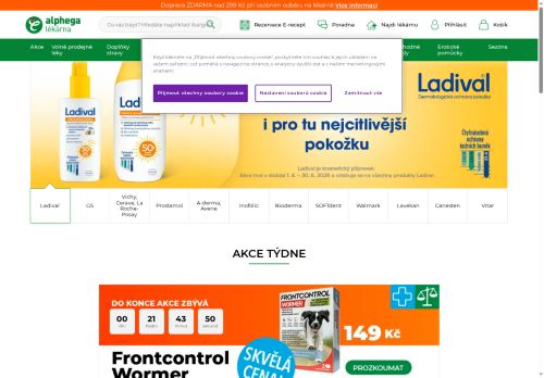 Zobrazit webové stránky Zámecká lékárna Slavkov