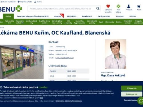 Lékárna Benu Kuřim, OC Kaufland