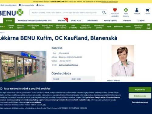 Lékárna Benu Kuřim, OC Kaufland