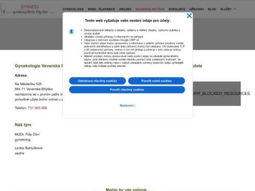 Gynekologie - MUDr. Filip Dörr