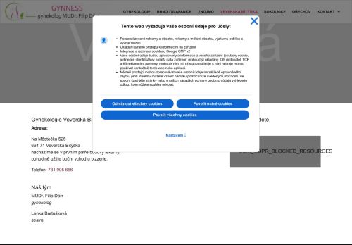 Zobrazit webové stránky Gynekologie - MUDr. Filip Dörr