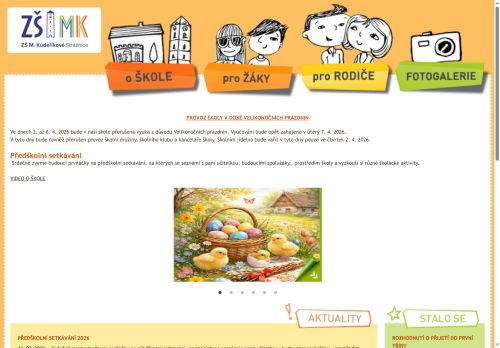 Základní škola M. Kudeříkové Strážnice, Příční 1365, příspěvková organizace nabízí práci na pozici uklízeč/ka v obci Strážnice