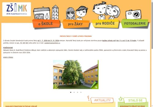 Základní škola M. Kudeříkové Strážnice, Příční 1365, příspěvková organizace nabízí práci na pozici asistent/asistentka pedagoga v obci Strážnice