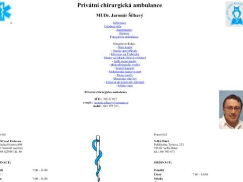 Chirurgická ambulance - MUDr. Jaromír Šilhavý