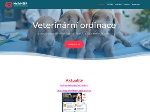Veterinární ambulance - MVDr. Peter Scheer, PhD.