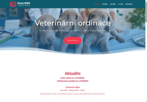 Zobrazit webové stránky Veterinární ambulance - MVDr. Peter Scheer, PhD.