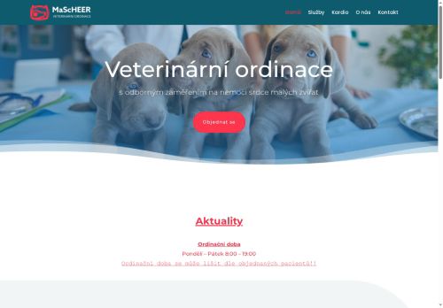 Zobrazit webové stránky Veterinární ambulance - MVDr. Peter Scheer, PhD.