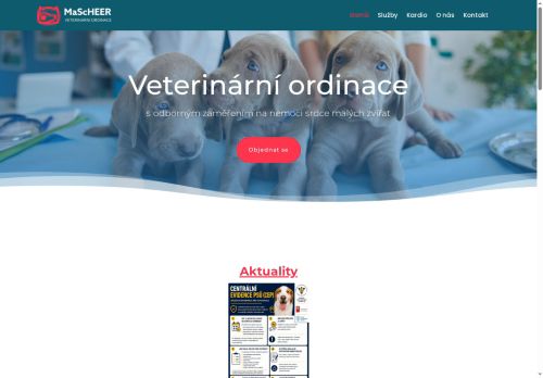 Zobrazit webové stránky Veterinární ambulance - MVDr. Peter Scheer, PhD.