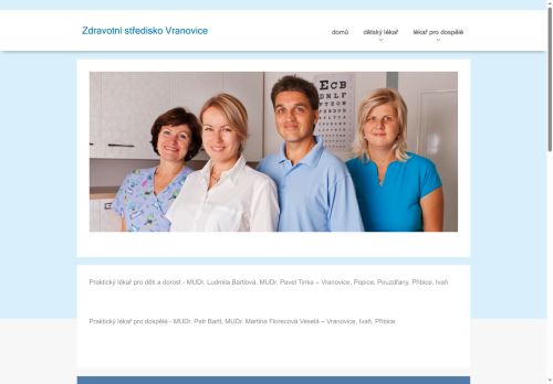 Zobrazit webové stránky Praktický lékař pro dospělé - MUDr. Petr Bartl, MUDr. Martina Florecová Veselá