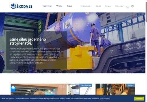 ŠKODA JS a.s. nabízí práci na pozici MONTÉR ZÁMEČNÍK (M/Ž) v obci Dukovany