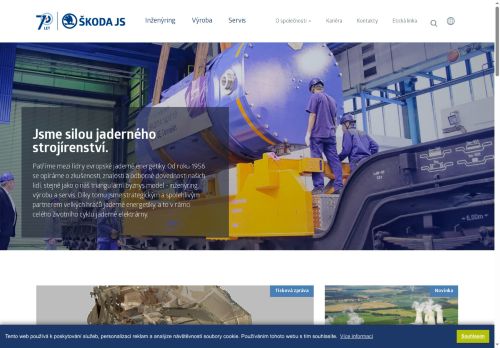 ŠKODA JS a.s. nabízí práci na pozici TECHNICKÝ PRACOVNÍK - KOORDINÁTOR REALIZAČNÍCH ČINNOSTÍ (M/Ž) v obci Dukovany