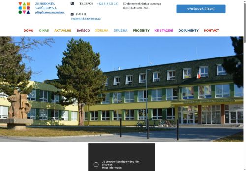 Zobrazit webové stránky Základní škola Hodonín, Vančurova 2