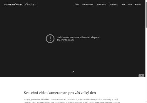 Zobrazit webové stránky Svatební video Jiří Májek