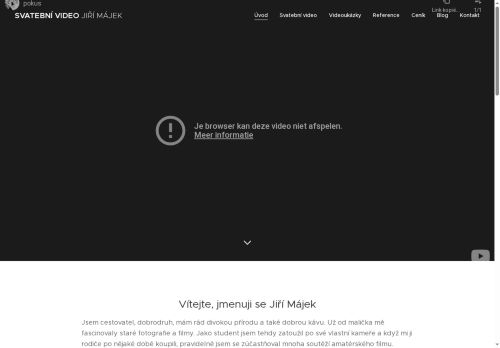 Zobrazit webové stránky Svatební video Jiří Májek