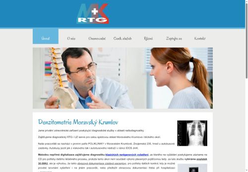 Zobrazit webové stránky Denzitometrie, radiologie, ultrazvuk - MUDr. Taťána Augustínová