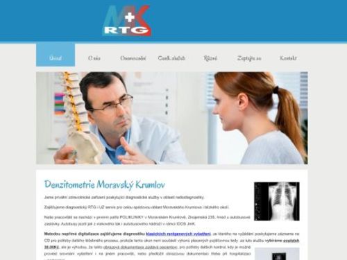 Denzitometrie, radiologie, ultrazvuk - MUDr. Taťána Augustínová