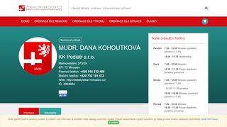 Zobrazit webové stránky Pediatrie - MUDr. Dana Kohoutková