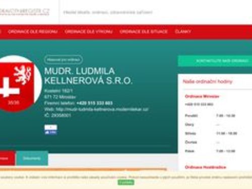 Praktický lékař - MUDr. Ludmila Kellnerová