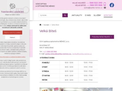 Oční optik - Otto Němec