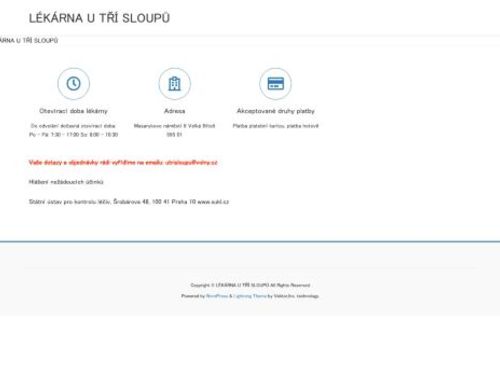 Lékárna U Tří sloupů