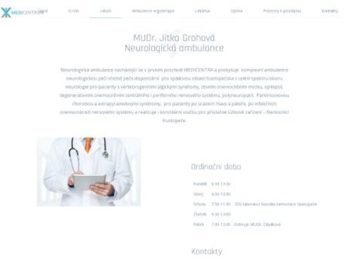 Neurologická ambulance - MUDr. Jitka Grohová