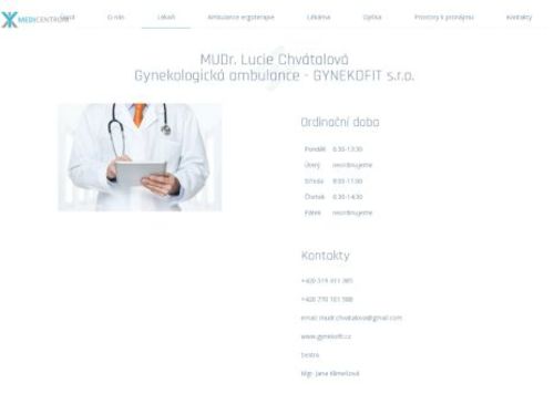 Gynekologická ambulance - MUDr. Hana Chvátalová