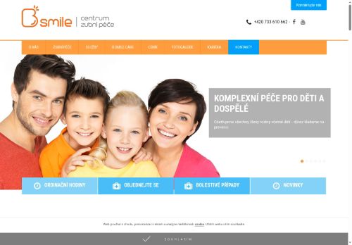 Zobrazit webové stránky Centrum zubní péče B smile - MUDr. Eva Brázdilová, MDDr. Naďa Schillerová, MDDr. Kristýna Pospíšilová, MDDr. Marie Kopečná, Lékař stomatolog  Fiodor Gonchar, MDDr. Jana Matoušková