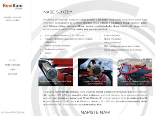Kamerová kontrola nedostupných míst – ReviKam