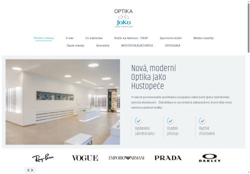Zobrazit webové stránky Optika Jan Kopčák