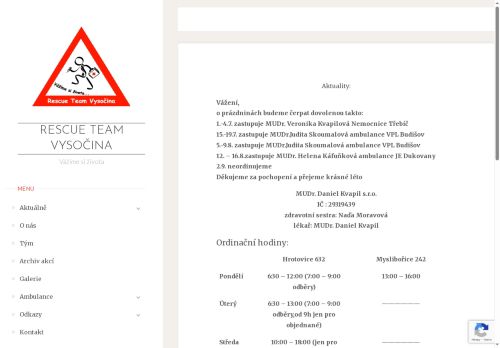 Zobrazit webové stránky Praktický lékař - MUDr. Daniel Kvapil