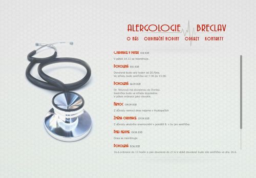Zobrazit webové stránky Alergologická ambulance - MUDr. Jana Teturová