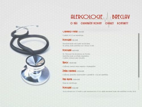 Alergologie - MUDr. Jana Teturová