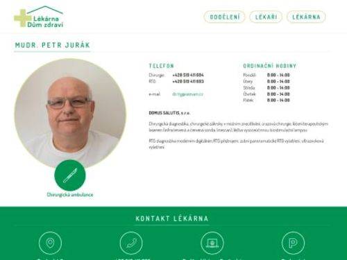 Chirurgická ambulance - MUDr. Petr Jurák