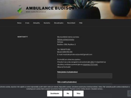 Praktický lékař - MUDr. Judita Skoumalová