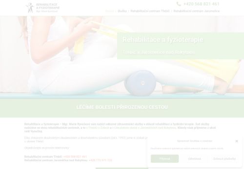 Zobrazit webové stránky Rehabilitace, fyzioterapie - Mgr. Marie Rynešová, Yveta Zoufalá