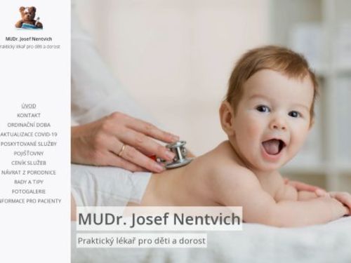 Pediatrie - MUDr. Josef Nentvich