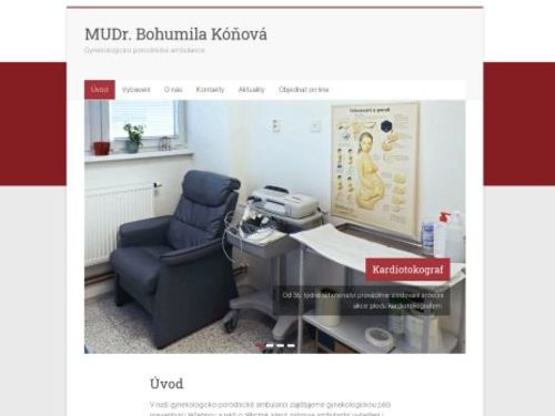 Gynekologie - MUDr. Bohumila Kóňová