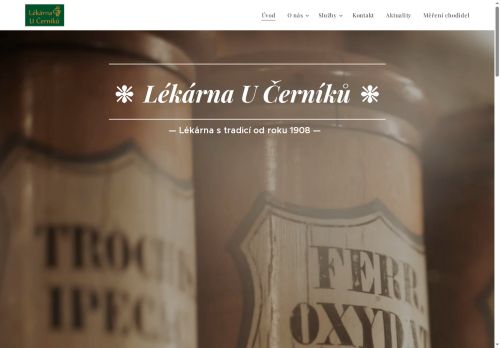 Zobrazit webové stránky Lékárna U Černíků