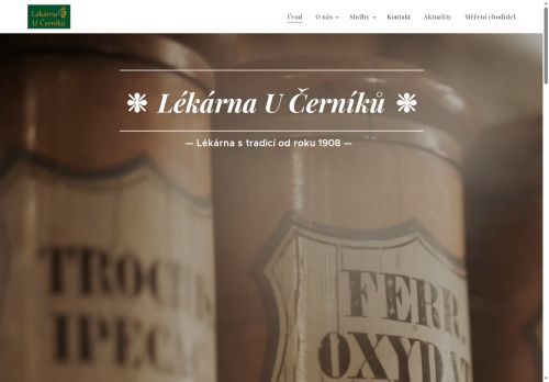 Zobrazit webové stránky Lékárna U Černíků
