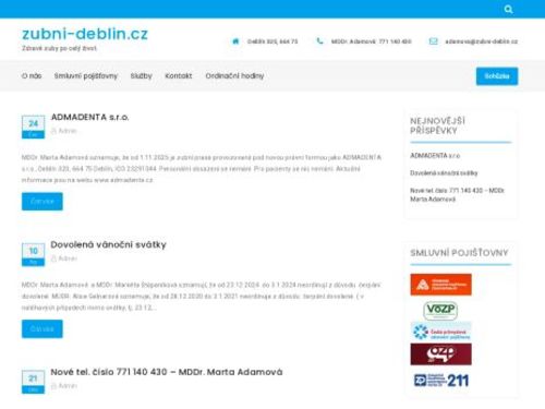 Stomatologie - MDDr. Marta Adamová