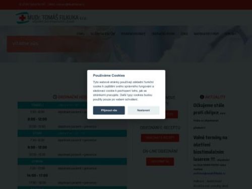 Praktický lékař - MUDr. Tomáš Filkuka