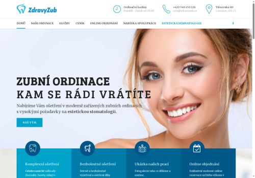Zobrazit webové stránky Stomatologie - MUDr. Svatava Soldmannová