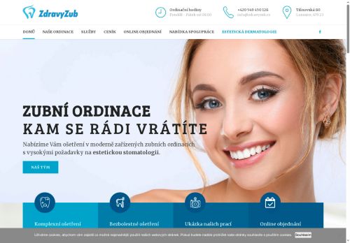 Zobrazit webové stránky Stomatologie - MUDr. Svatava Soldmannová